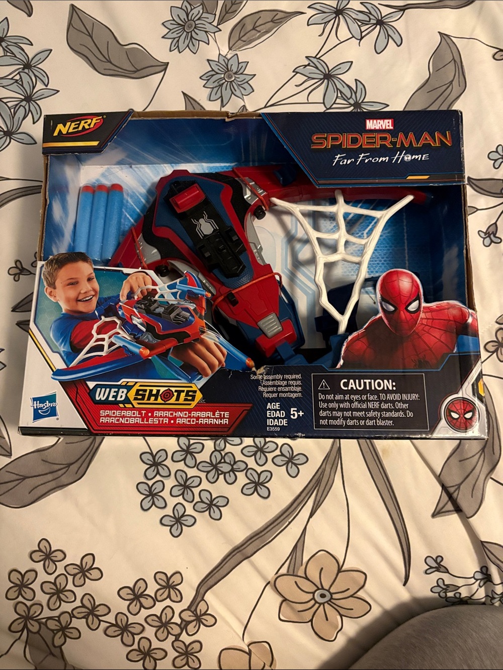 Hasbro Nerf Marvel Spider-Man Web Shots Playset - Red, Blue, White